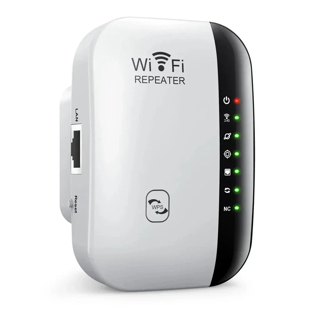 Repetidor Wi-Fi 300Mbps - Amplificador de Señal Inalámbrica